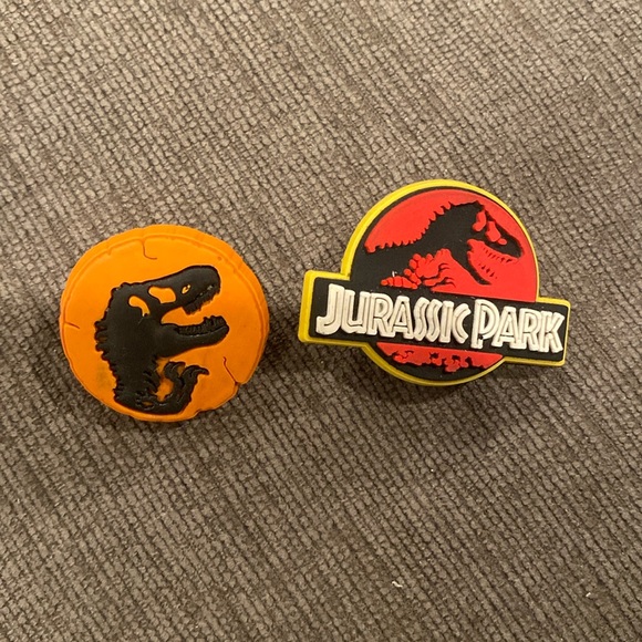 Other - TWO Dinosaur Croc Charms   jibbitz dinosaurs kids boys crocs shoes